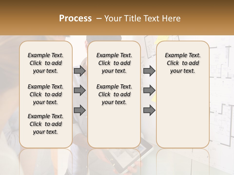 A Man And Woman Looking At A Tablet Screen PowerPoint Template