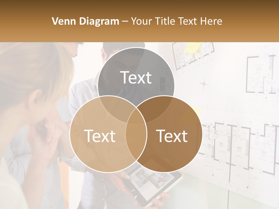 A Man And Woman Looking At A Tablet Screen PowerPoint Template