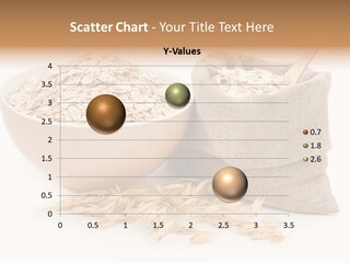 A Bowl Of Oats Next To A Sack Of Oats PowerPoint Template