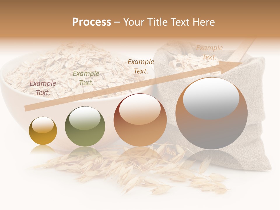 A Bowl Of Oats Next To A Sack Of Oats PowerPoint Template