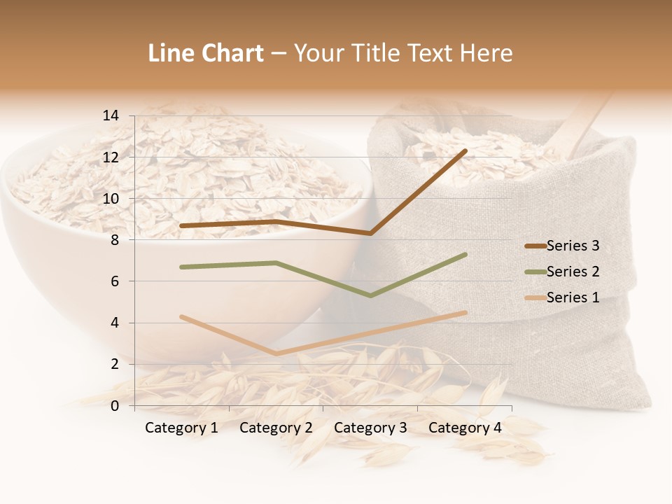 A Bowl Of Oats Next To A Sack Of Oats PowerPoint Template