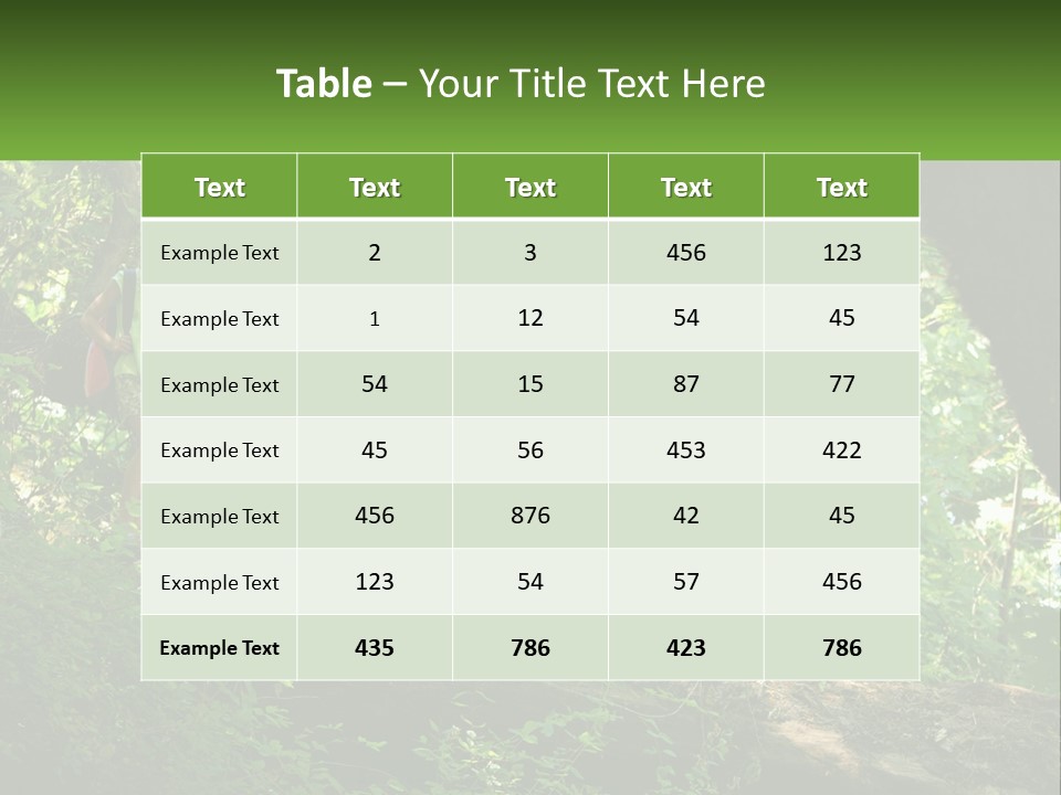 A Group Of Kids Walking On A Log In The Woods PowerPoint Template