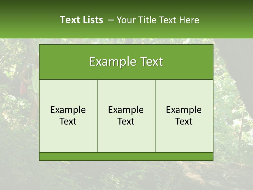 A Group Of Kids Walking On A Log In The Woods PowerPoint Template