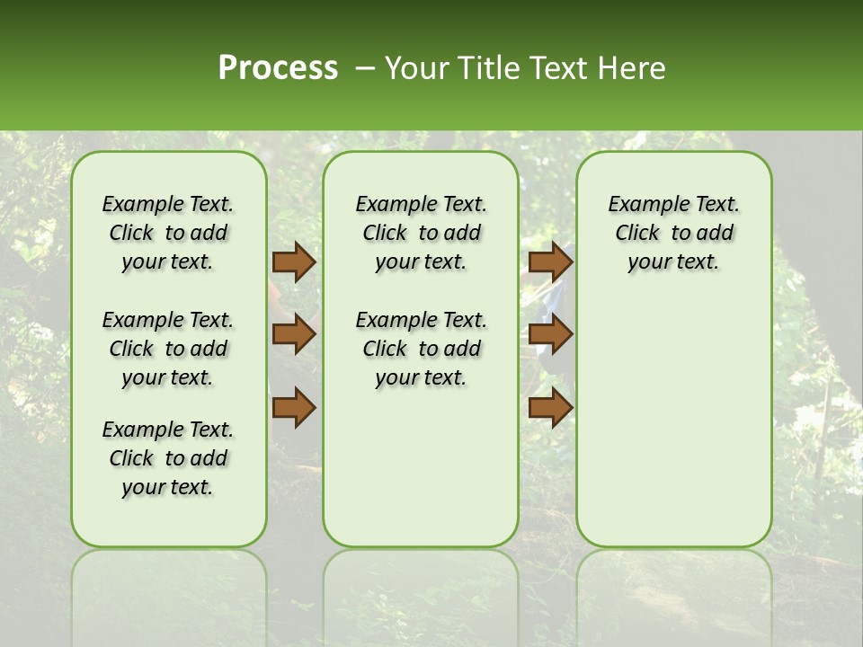 A Group Of Kids Walking On A Log In The Woods PowerPoint Template