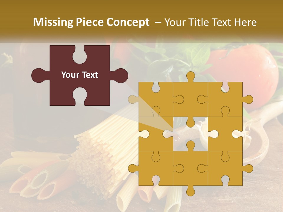 A Wooden Table Topped With Lots Of Different Types Of Food PowerPoint Template