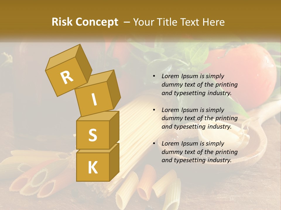 A Wooden Table Topped With Lots Of Different Types Of Food PowerPoint Template
