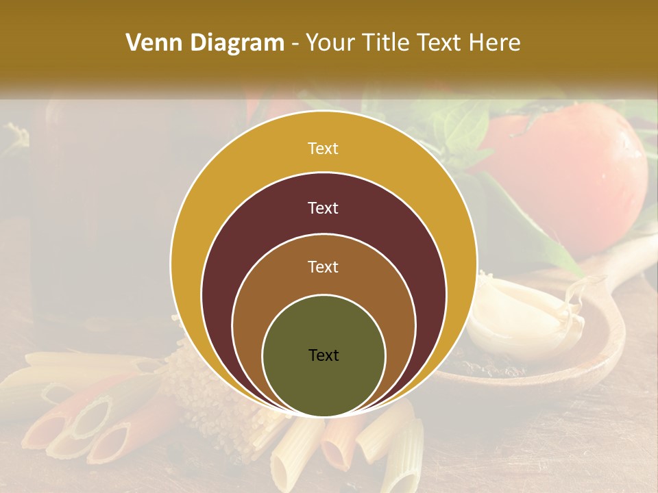 A Wooden Table Topped With Lots Of Different Types Of Food PowerPoint Template