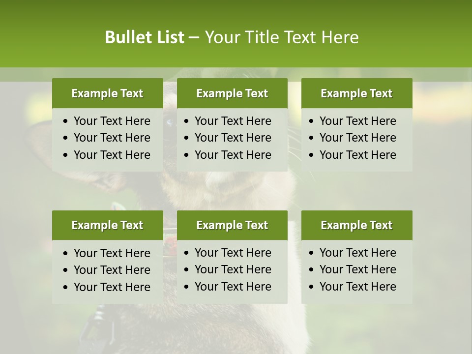 A Dog Sitting In The Grass Powerpoint Template PowerPoint Template