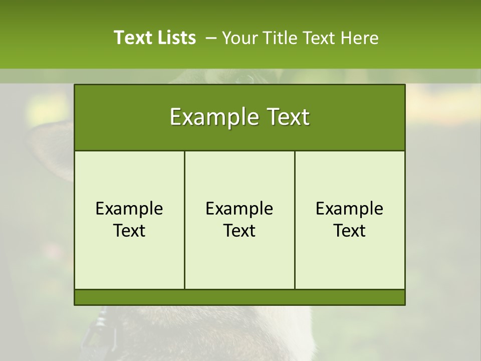 A Dog Sitting In The Grass Powerpoint Template PowerPoint Template