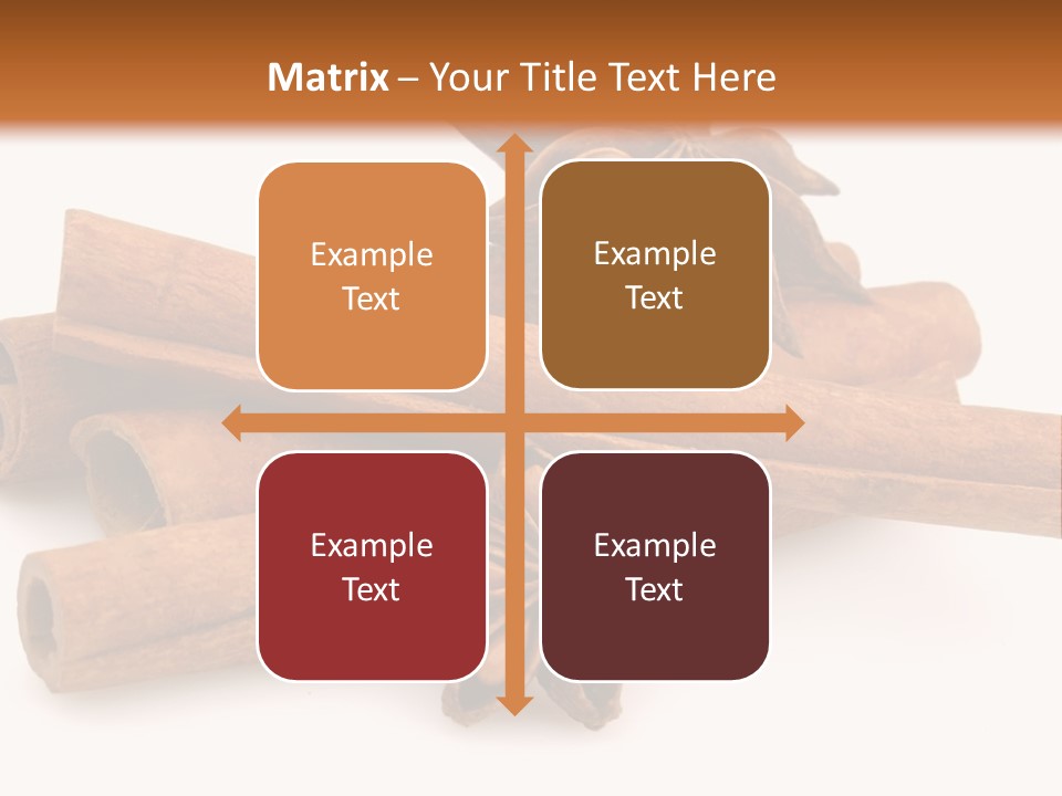 A Pile Of Cinnamons With A Star Anise On Top PowerPoint Template