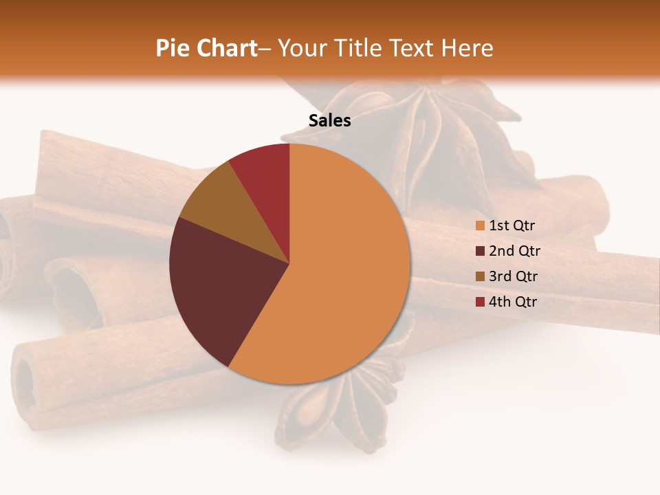 A Pile Of Cinnamons With A Star Anise On Top PowerPoint Template