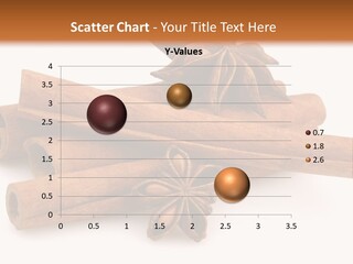 A Pile Of Cinnamons With A Star Anise On Top PowerPoint Template