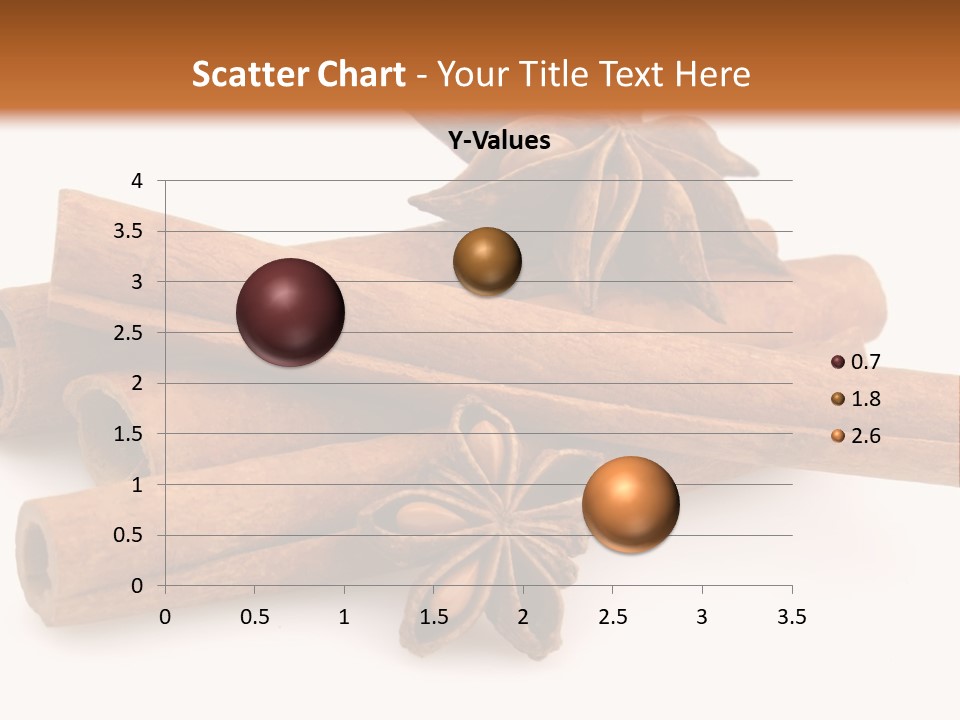 A Pile Of Cinnamons With A Star Anise On Top PowerPoint Template
