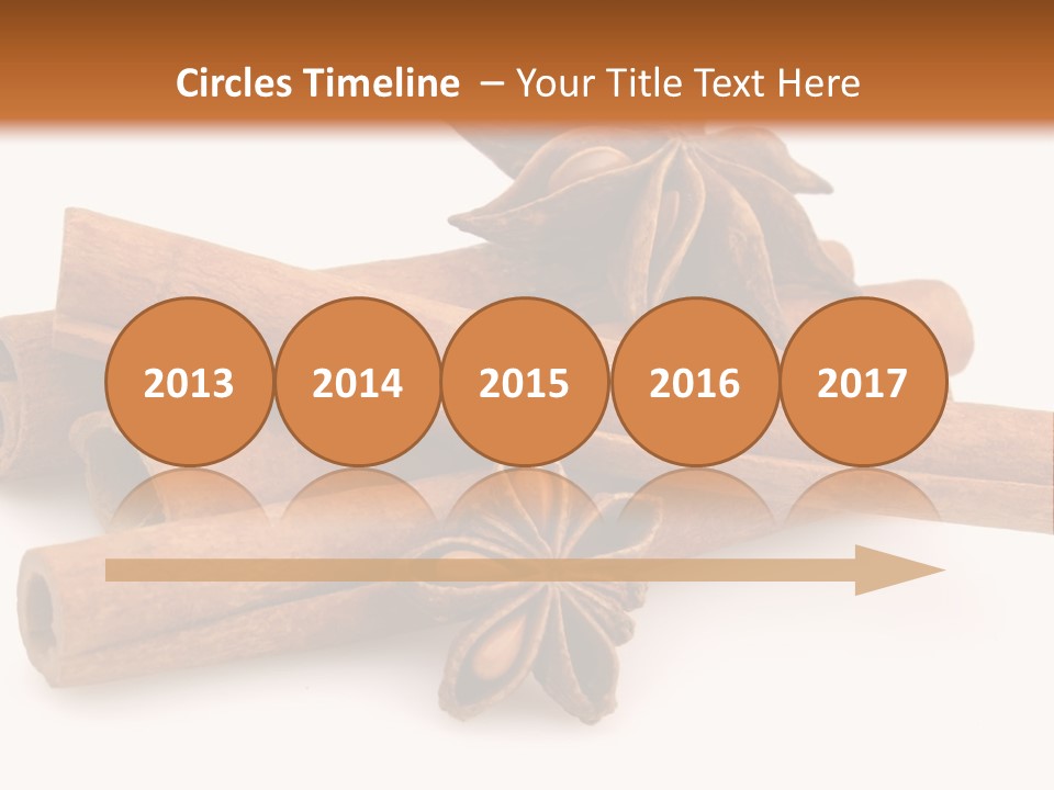 A Pile Of Cinnamons With A Star Anise On Top PowerPoint Template