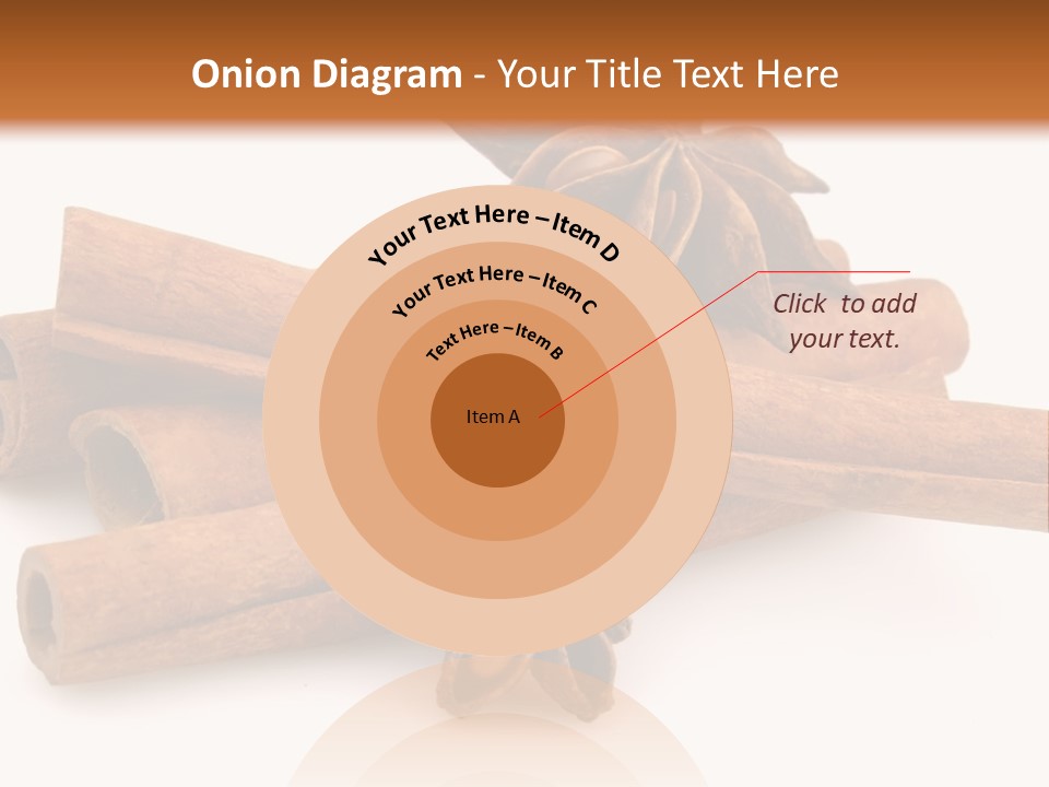 A Pile Of Cinnamons With A Star Anise On Top PowerPoint Template