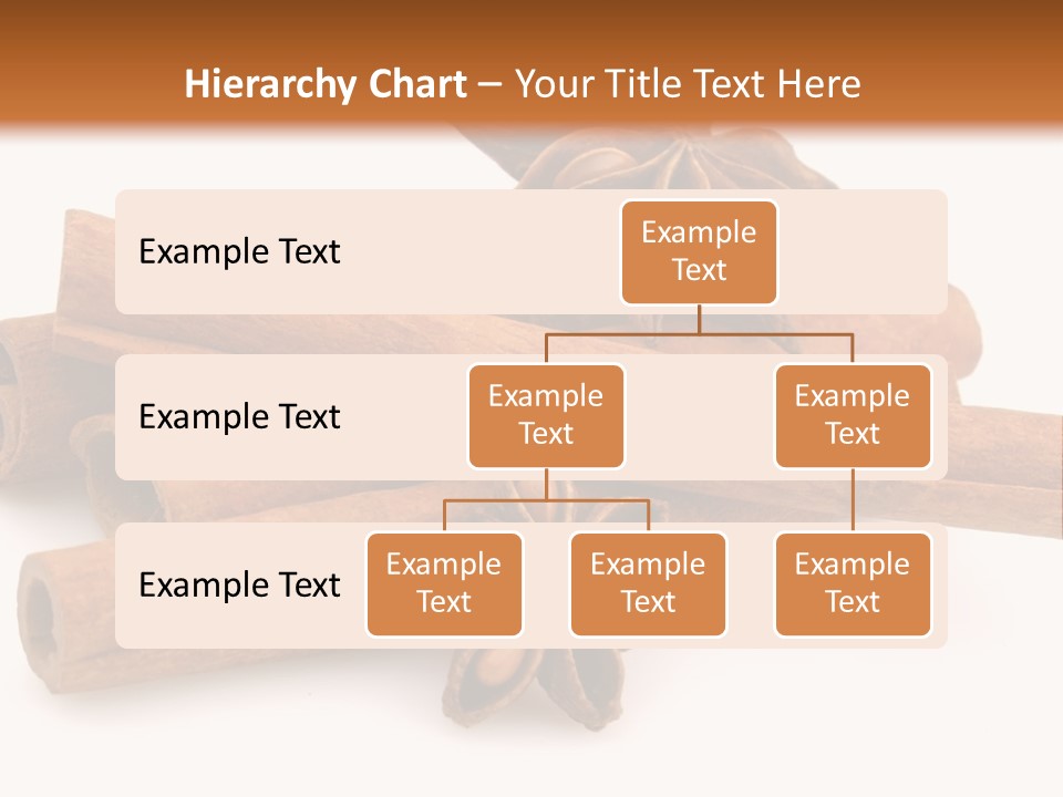 A Pile Of Cinnamons With A Star Anise On Top PowerPoint Template