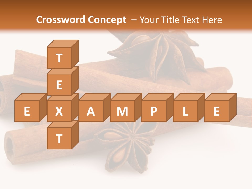 A Pile Of Cinnamons With A Star Anise On Top PowerPoint Template