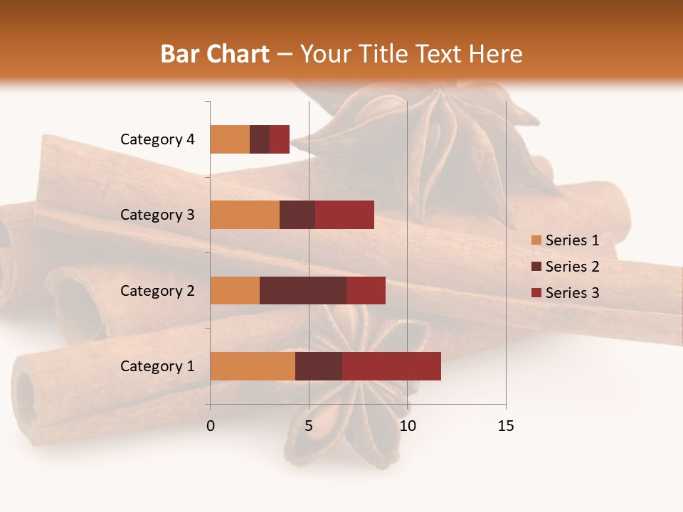 A Pile Of Cinnamons With A Star Anise On Top PowerPoint Template