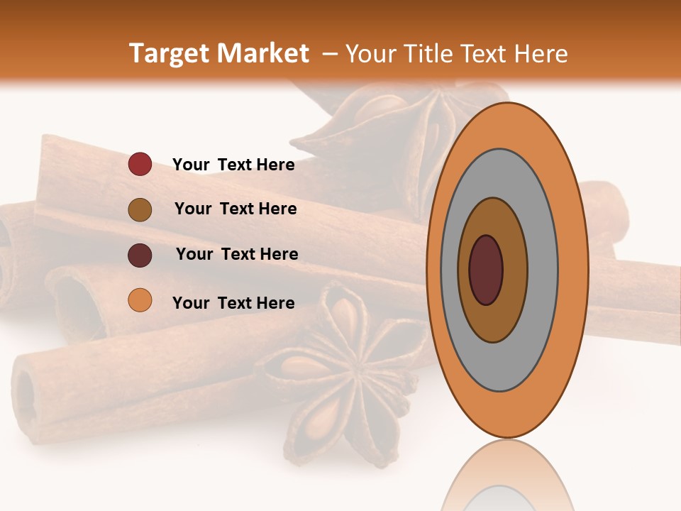 A Pile Of Cinnamons With A Star Anise On Top PowerPoint Template