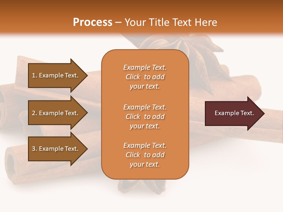 A Pile Of Cinnamons With A Star Anise On Top PowerPoint Template