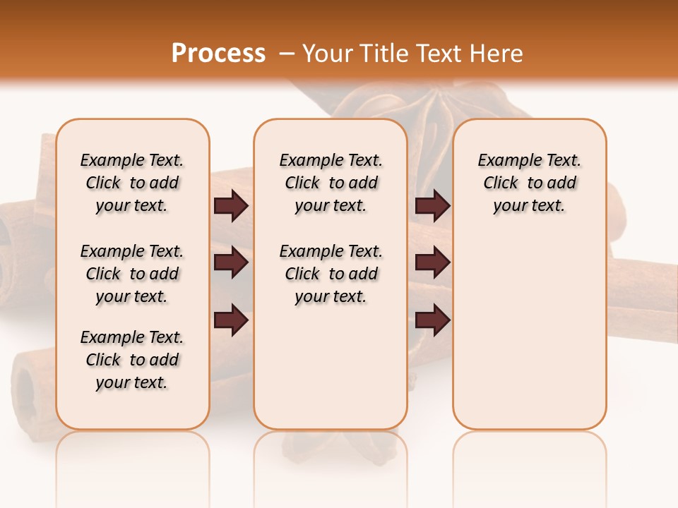 A Pile Of Cinnamons With A Star Anise On Top PowerPoint Template