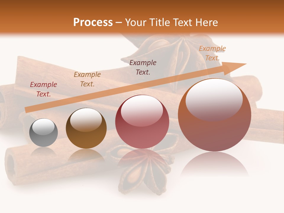 A Pile Of Cinnamons With A Star Anise On Top PowerPoint Template
