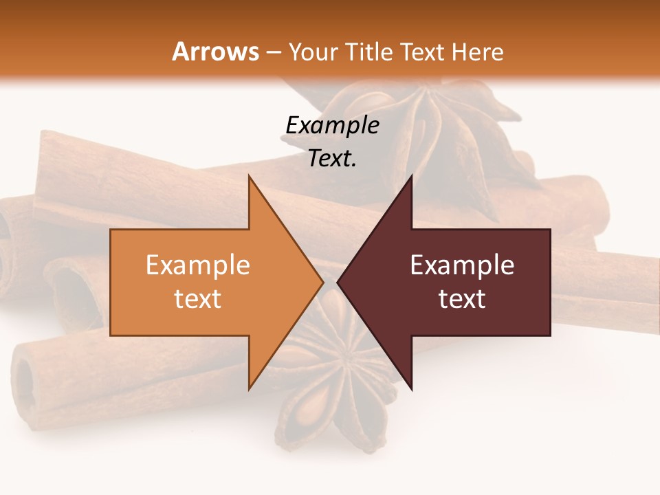 A Pile Of Cinnamons With A Star Anise On Top PowerPoint Template