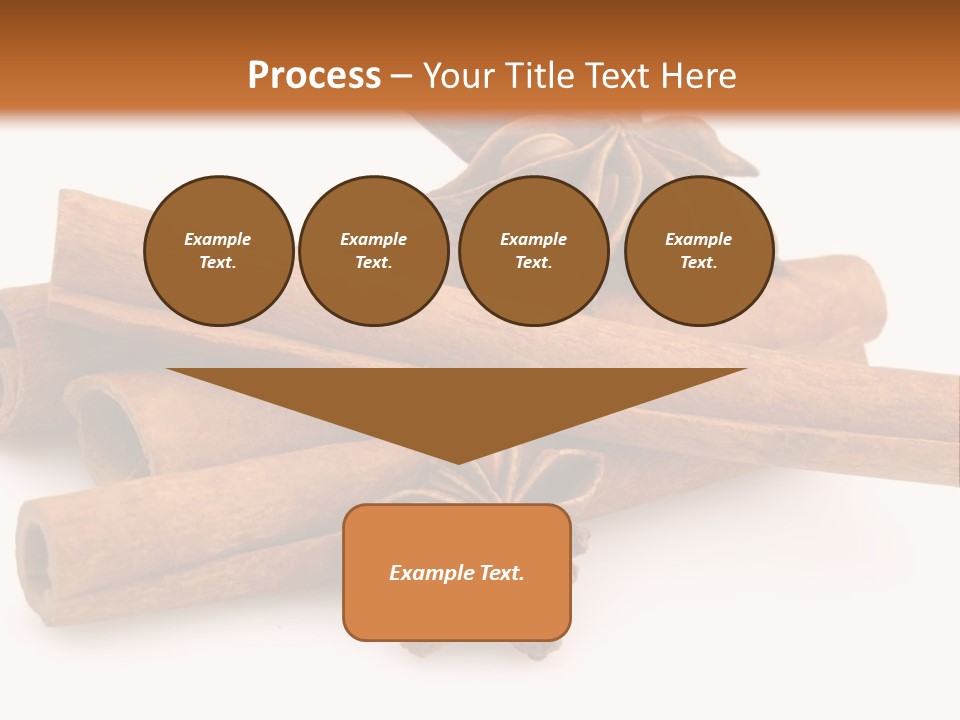 A Pile Of Cinnamons With A Star Anise On Top PowerPoint Template
