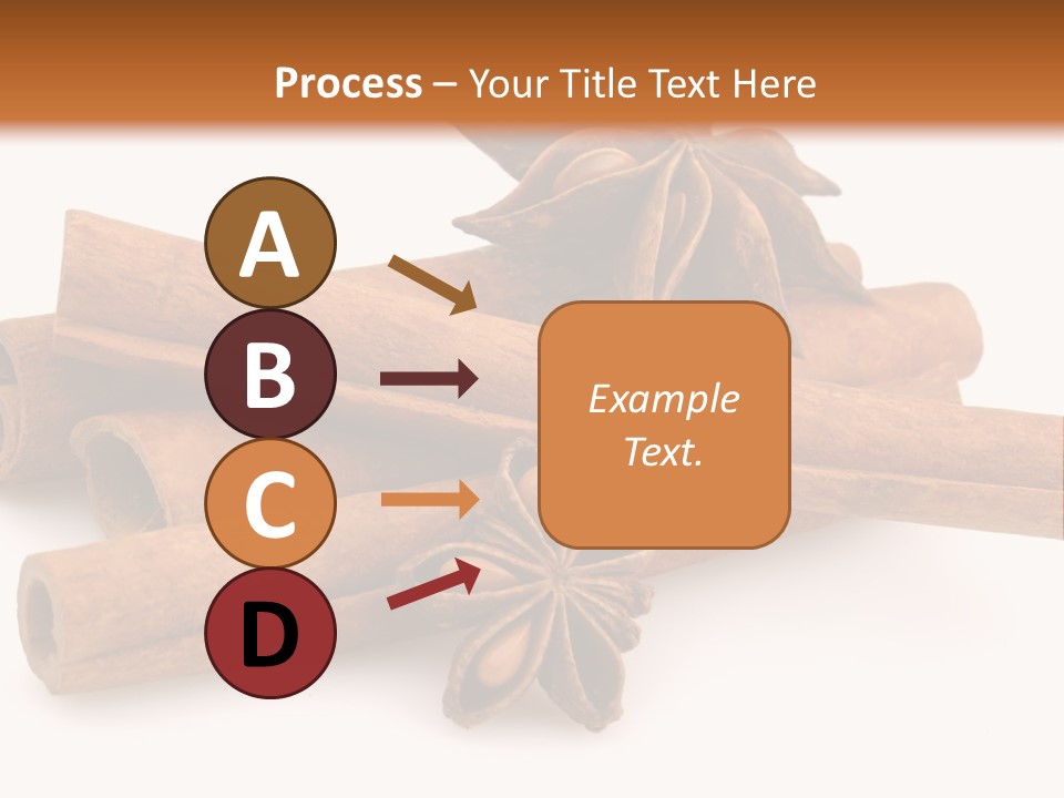 A Pile Of Cinnamons With A Star Anise On Top PowerPoint Template