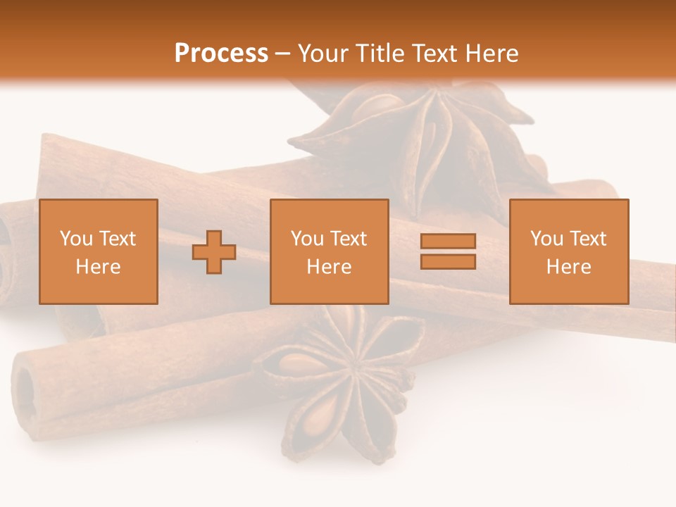 A Pile Of Cinnamons With A Star Anise On Top PowerPoint Template
