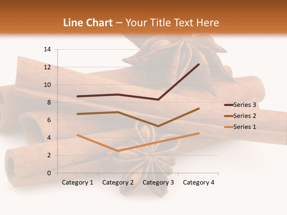 A Pile Of Cinnamons With A Star Anise On Top PowerPoint Template