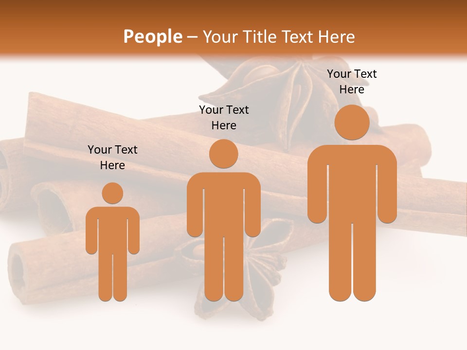 A Pile Of Cinnamons With A Star Anise On Top PowerPoint Template