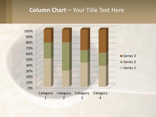 A White Spoon Filled With Raisins On Top Of A Table PowerPoint Template