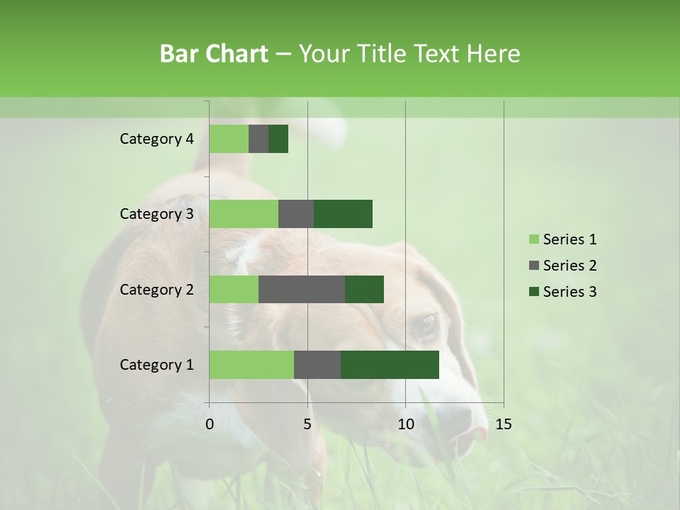 A Dog Is Running Through The Grass With A Frisbee In Its Mouth PowerPoint Template