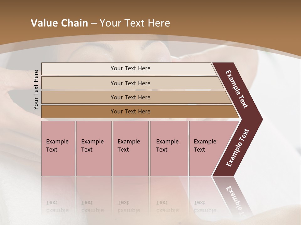 A Woman Getting A Massage At A Spa PowerPoint Template