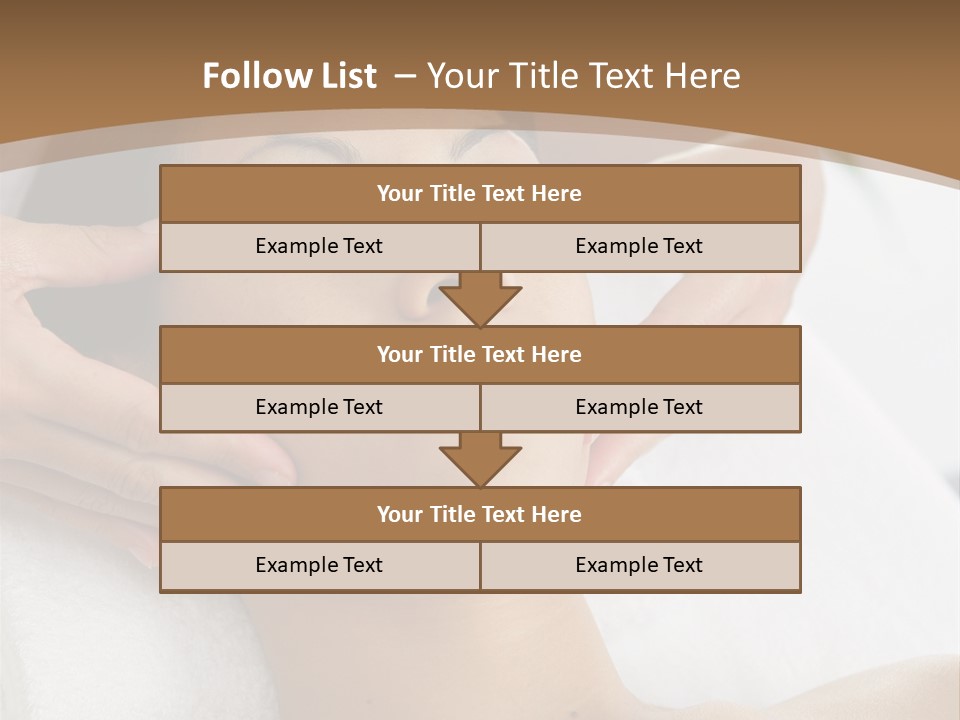 A Woman Getting A Massage At A Spa PowerPoint Template