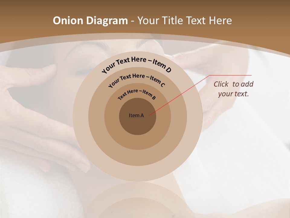 A Woman Getting A Massage At A Spa PowerPoint Template