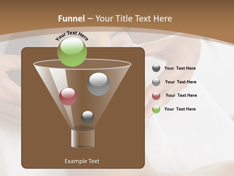 A Woman Getting A Massage At A Spa PowerPoint Template