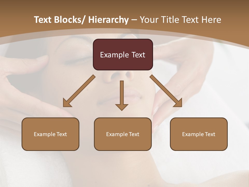 A Woman Getting A Massage At A Spa PowerPoint Template