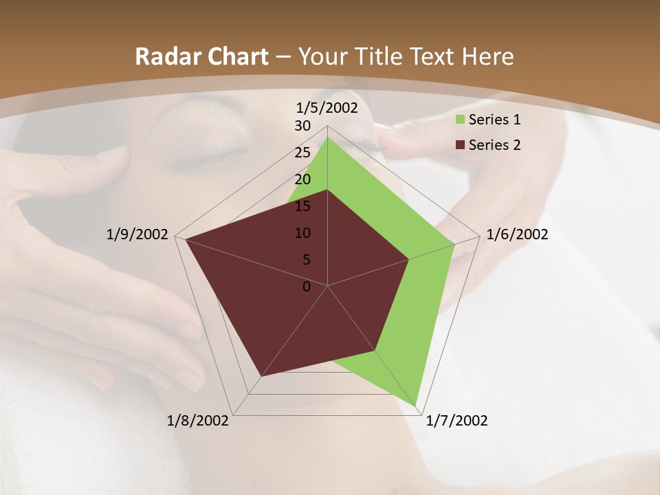 A Woman Getting A Massage At A Spa PowerPoint Template