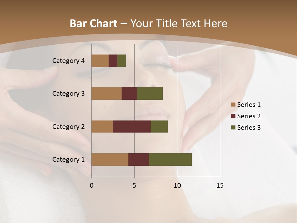 A Woman Getting A Massage At A Spa PowerPoint Template