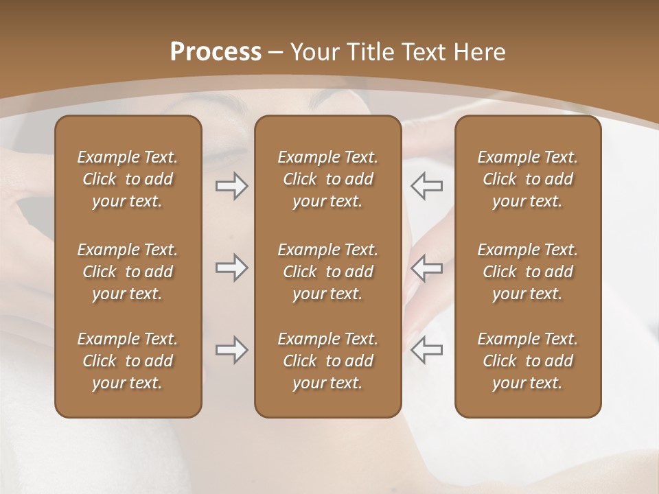 A Woman Getting A Massage At A Spa PowerPoint Template