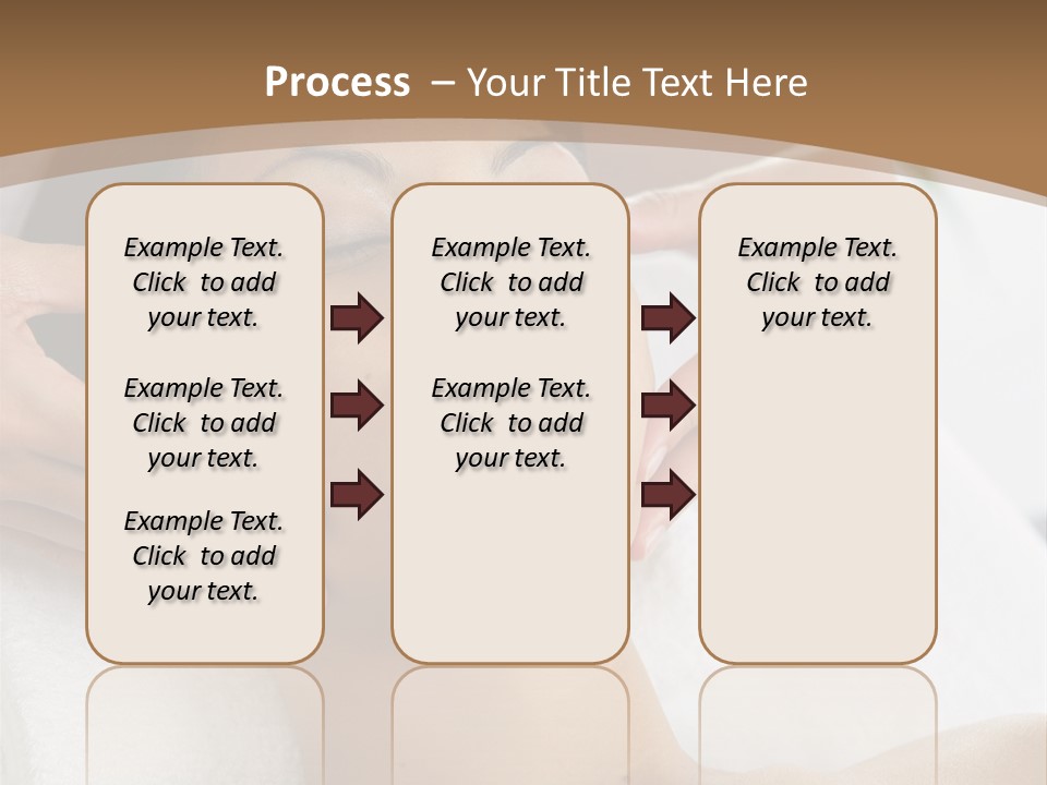 A Woman Getting A Massage At A Spa PowerPoint Template