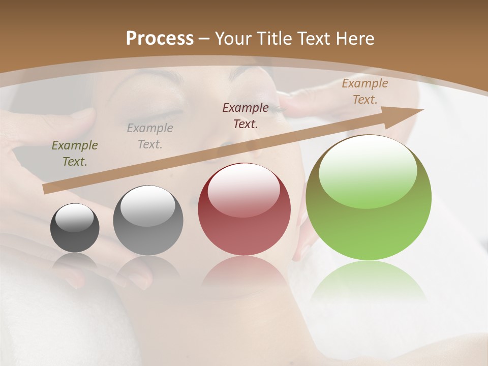 A Woman Getting A Massage At A Spa PowerPoint Template