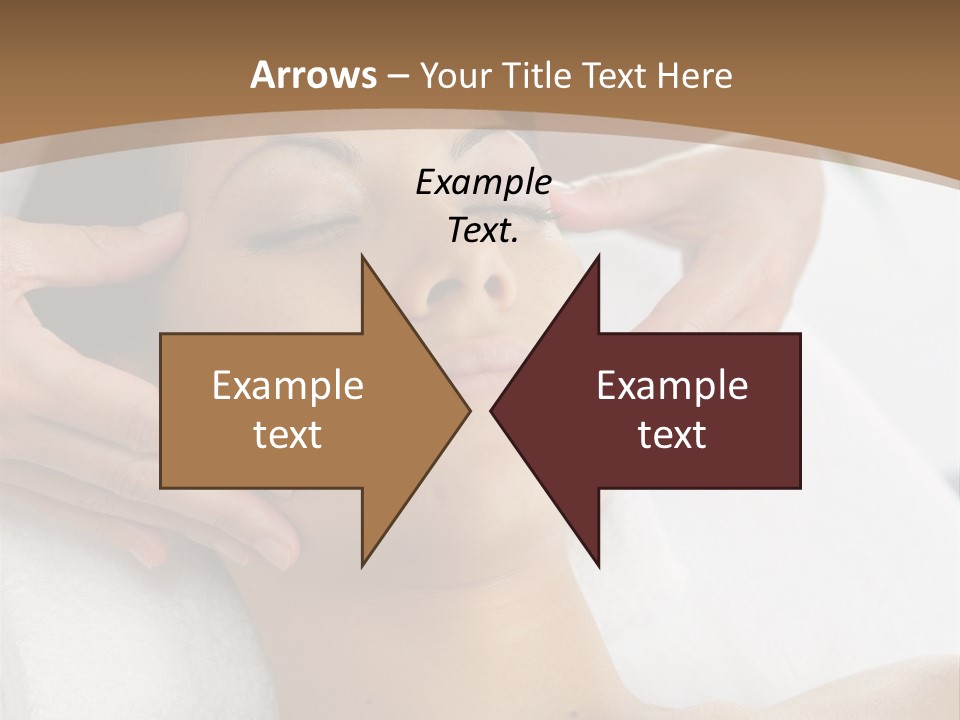 A Woman Getting A Massage At A Spa PowerPoint Template