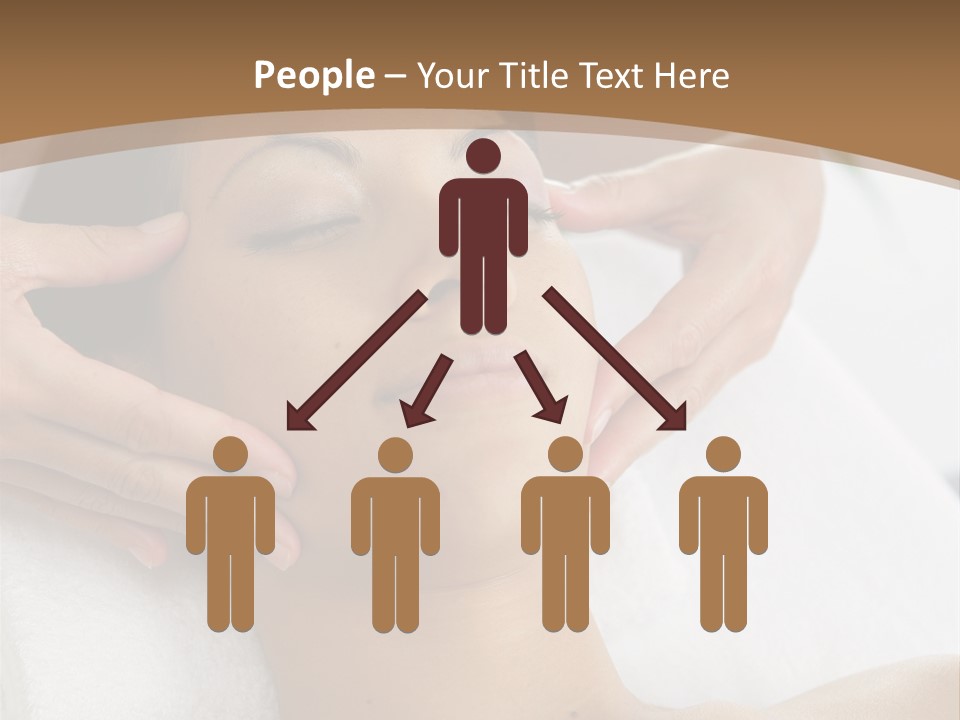 A Woman Getting A Massage At A Spa PowerPoint Template
