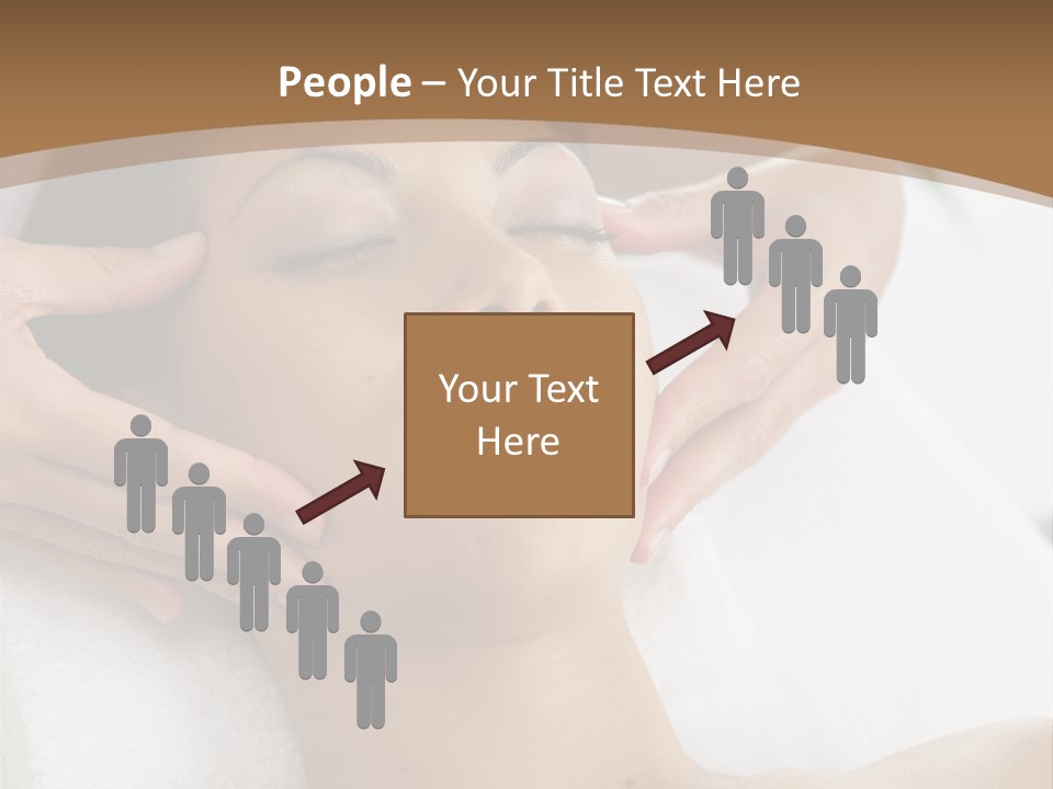 A Woman Getting A Massage At A Spa PowerPoint Template