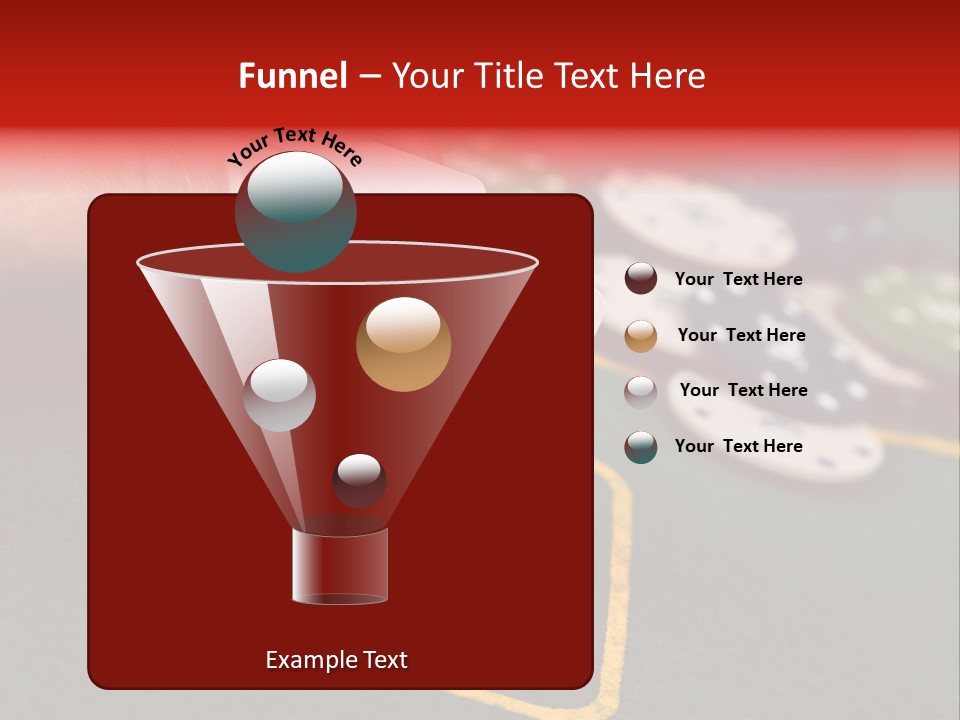 A Hand Holding A Playing Card Over A Casino Table PowerPoint Template