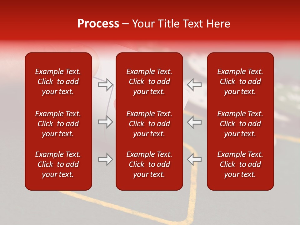 A Hand Holding A Playing Card Over A Casino Table PowerPoint Template