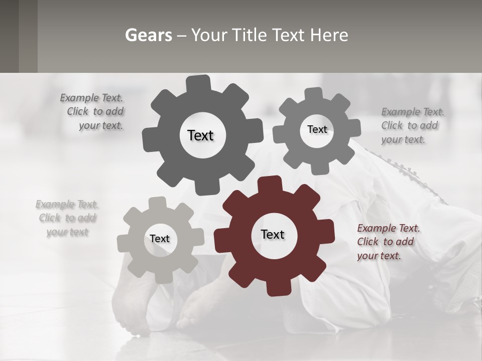 A Man Laying On The Ground With His Head In His Hands PowerPoint Template